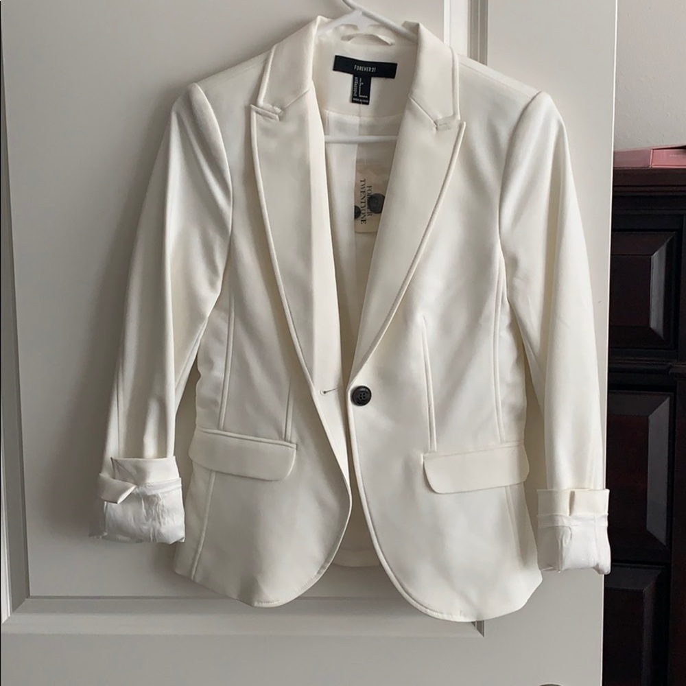Cream blazer